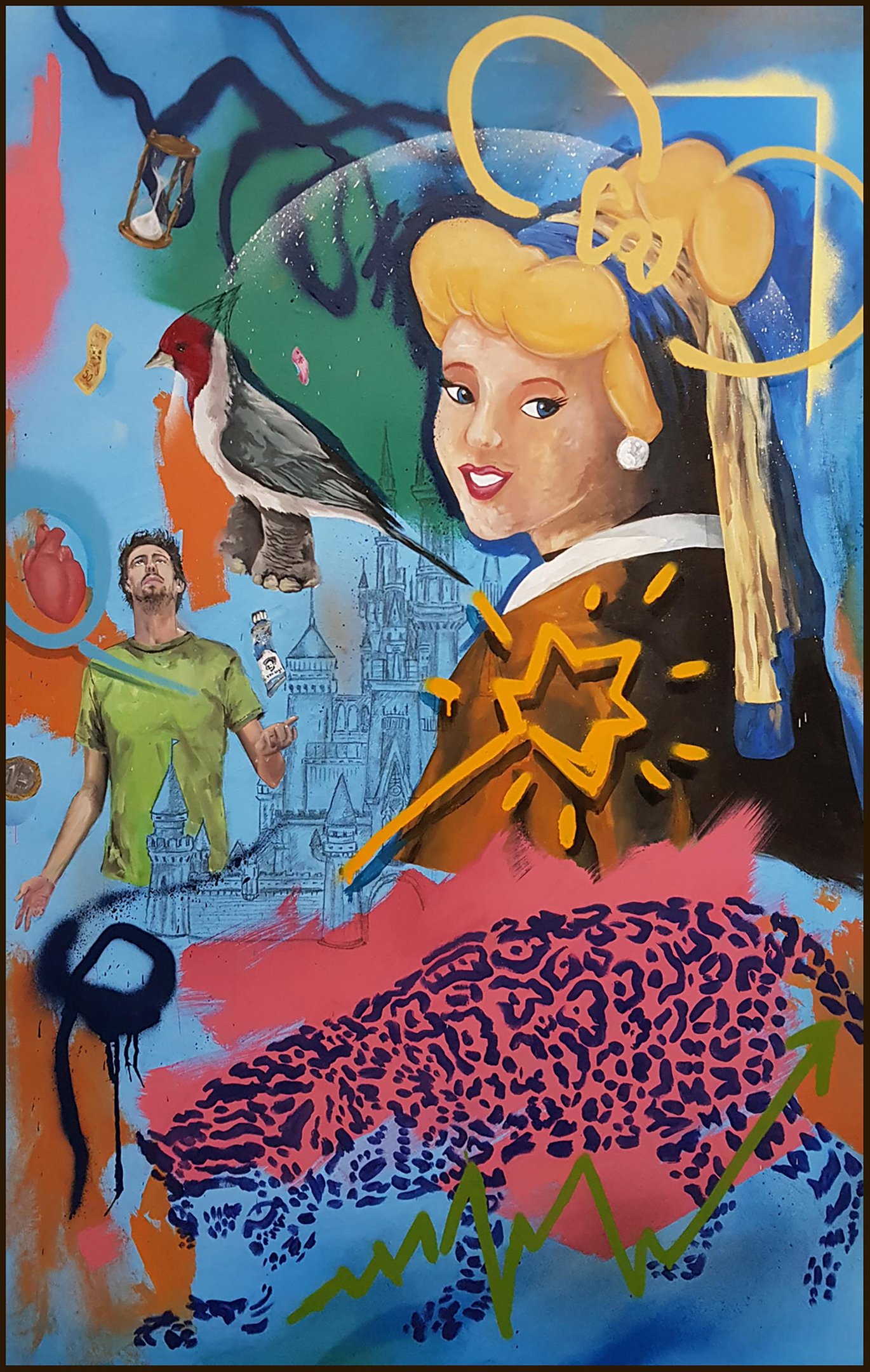 Irm&atilde;os apresentam uma s&eacute;rie de pinturas e desenhos que vis&otilde;es do mundo sintetizadas em uma s&oacute; assinatura