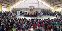 O lançamento aconteceu ontem na Escola Municipal de Ensino Fundamental Padre Orestes