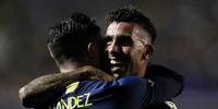 Tevez fez o gol da vitória do Boca sobre o Athletico-PR