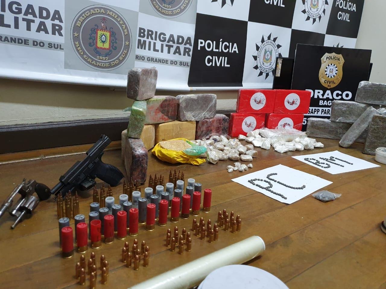Opera&ccedil;&atilde;o foi desencadeada em conjunto pela Pol&iacute;cia Civil e Brigada Militar