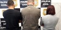 Trio foi preso na quinta-feira em Parobé (RS) por agentes catarinenses