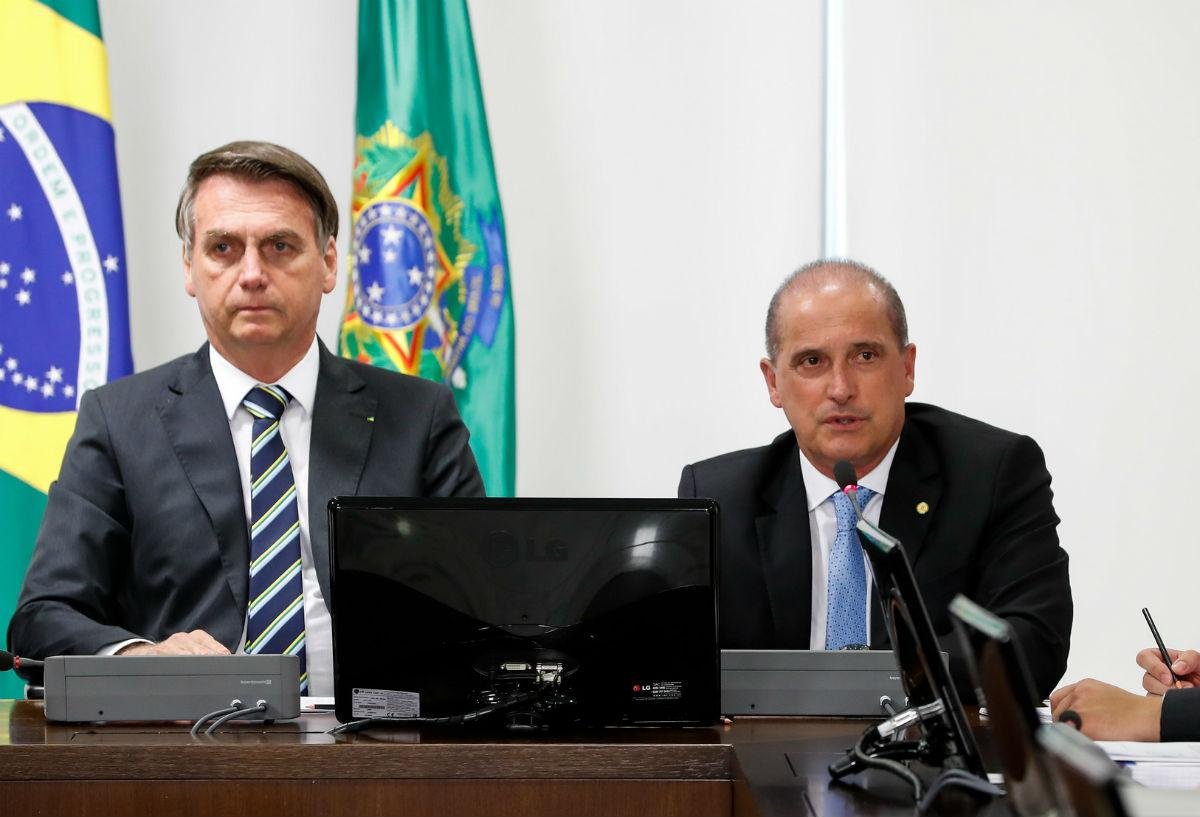 Presidente sancionou o projeto em reuni&atilde;o com o ministro da Casa Civil, Onyx Lorenzoni