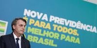 Jair Bolsonaro mudou o tom do discurso durante lançamento de campanha de comunicação da Reforma da Previdência