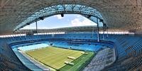 Arena do Grêmio recebeu o ensaio de segurança na partida contra o Rosário Central