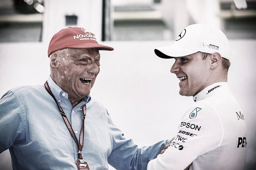 Finland&ecirc;s Valtteri Bottas compartilhou foto com a mensagem "Descanse em Paz"