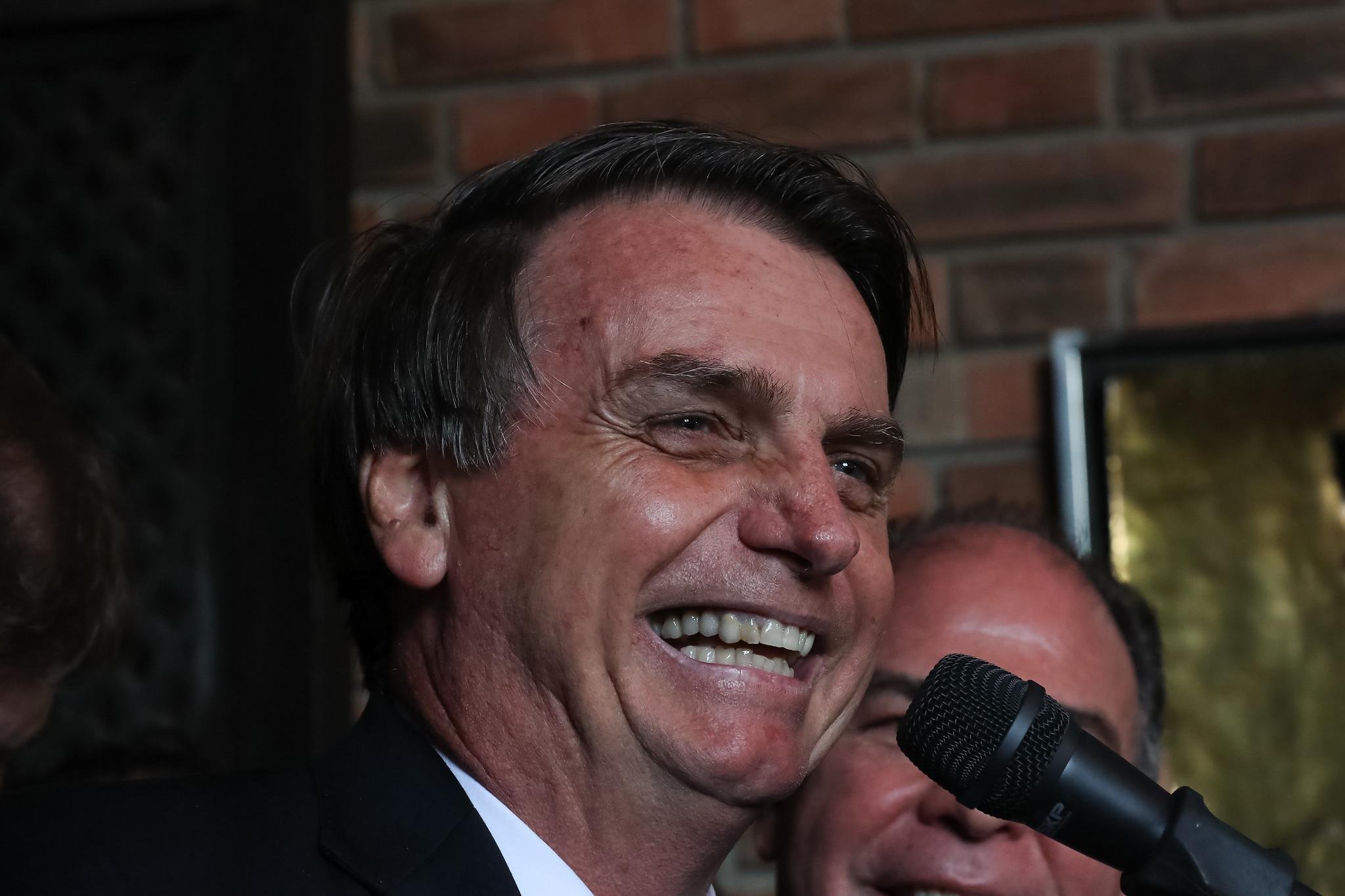 Bolsonaro comentou sobre manifesta&ccedil;&otilde;es quando voltou ao Pal&aacute;cio da Alvorada