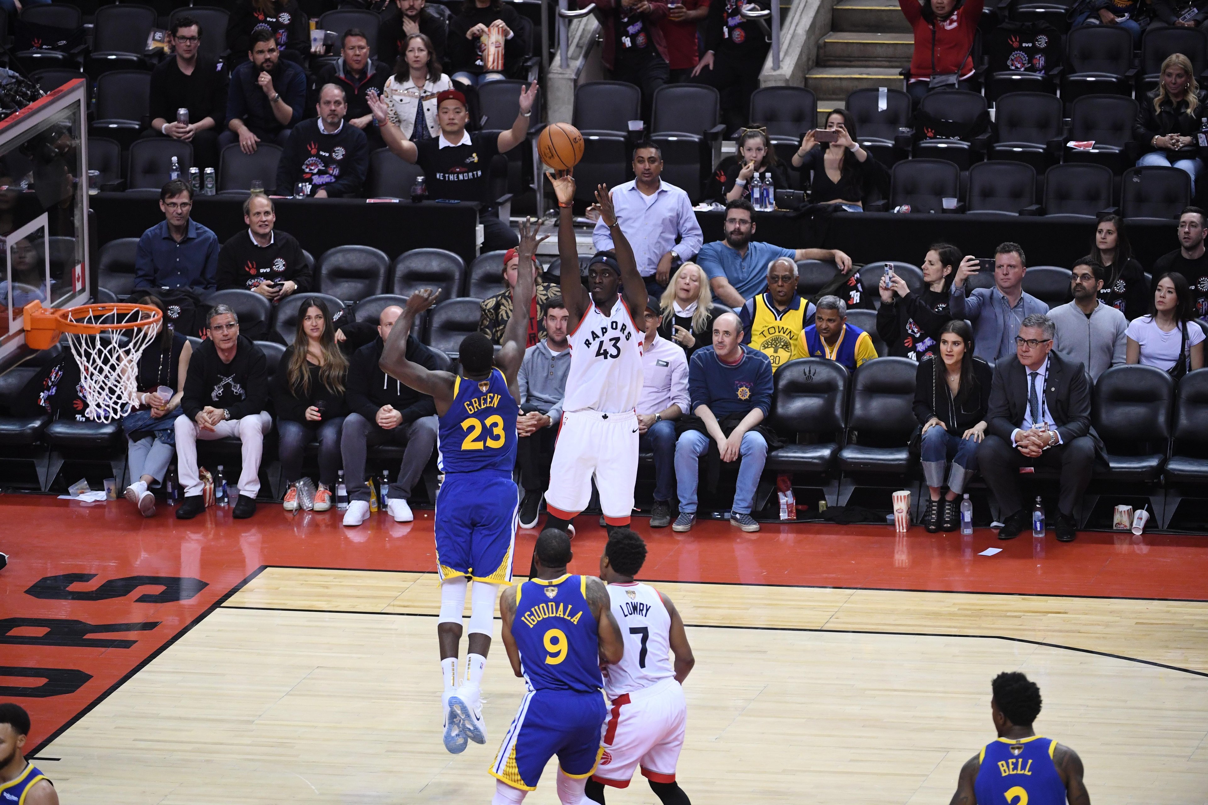 Siakam foi o grande destaque do primeiro jogo da final da NBA
