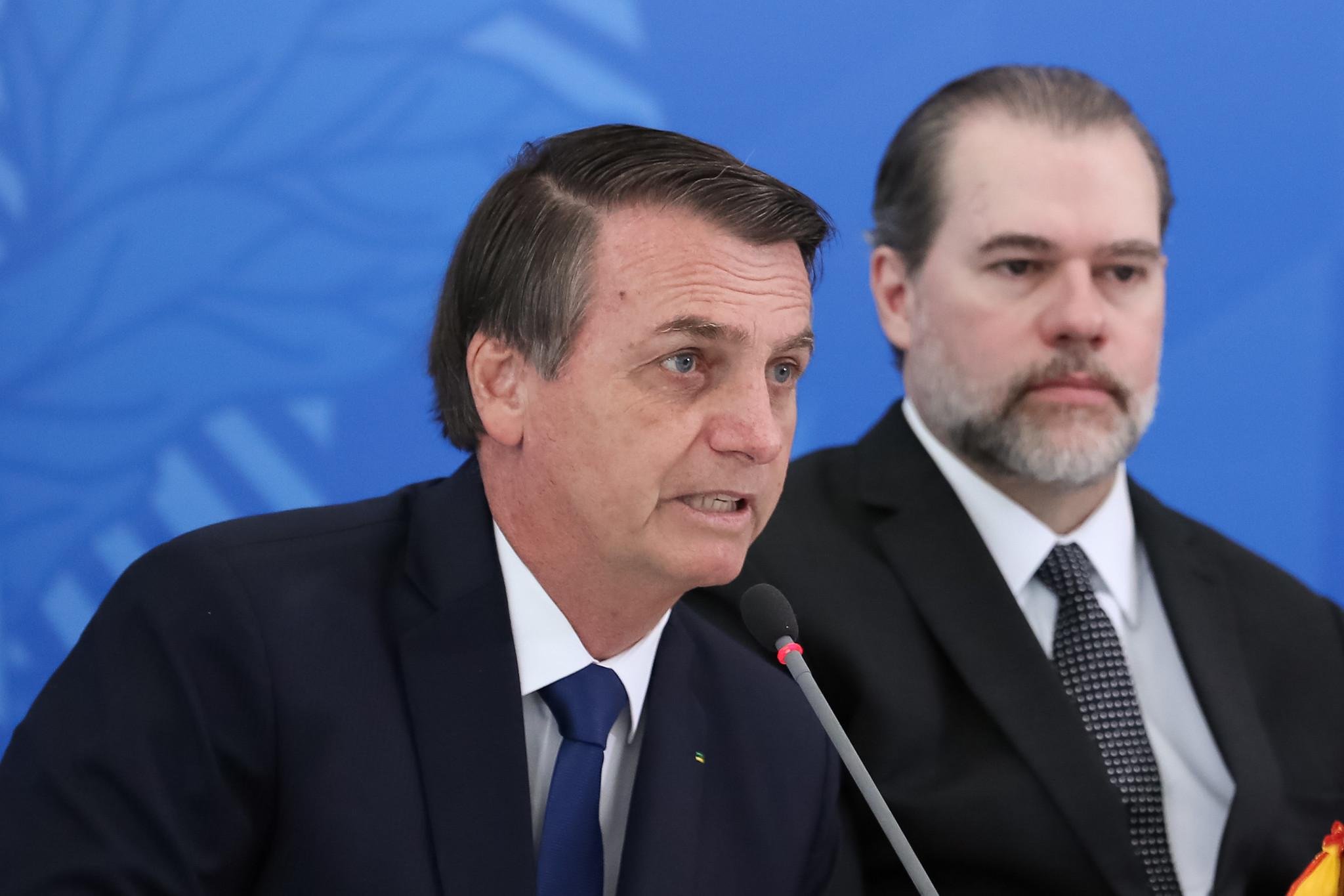 Fala se deu em momento em que presidente criticou o STF
