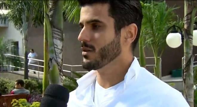 Estivens Alves deu entrevista para a Record TV nesta ter&ccedil;a-feira