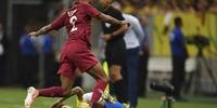 Neymar jogou apenas 18 minutos contra o Qatar
