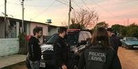 Polícia Civil cumpre mandados em Guaíba contra organização criminosa