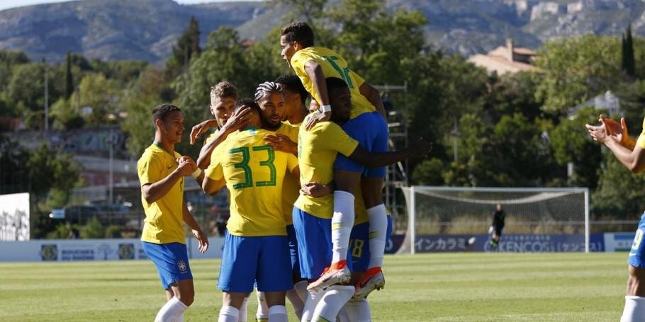 Sele&ccedil;&atilde;o Ol&iacute;mpica Brasileira joga contra o Jap&atilde;o pela final do Torneio Maurice Revello