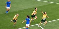 Brasil saiu na frente, mas levou a virada da Austrália