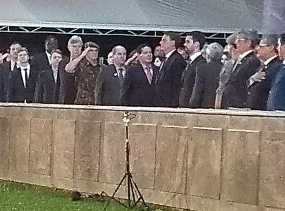 Jair Bolsonaro participa de evento em Santa Maria, no Regimento Mallet