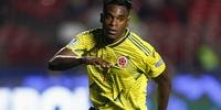 Zapata fez o gol da vitória da Colômbia diante do Catar