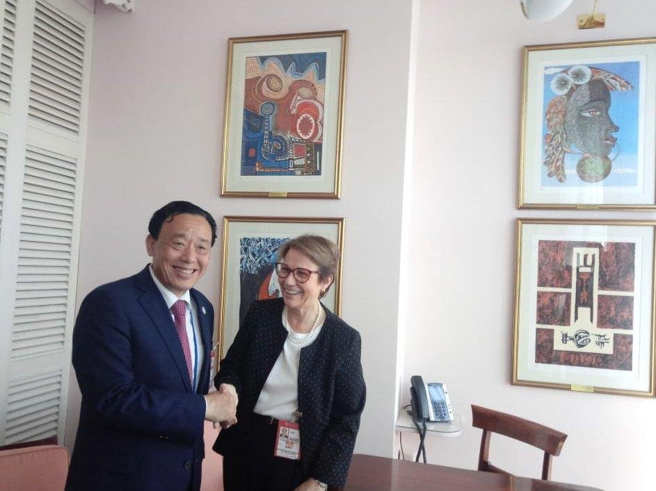 Ministra se encontrou com Qu Dongyu, eleito diretor-geral da Organiza&ccedil;&atilde;o das Na&ccedil;&otilde;es Unidas para Alimenta&ccedil;&atilde;o e Agricultura no domingo