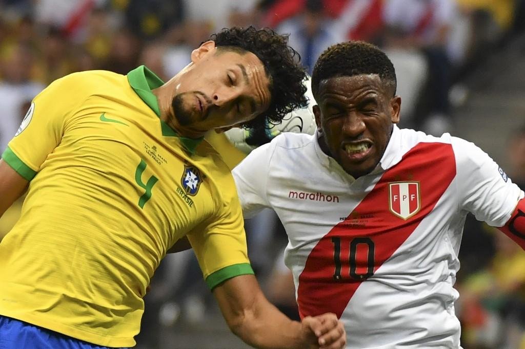 Jogador esteve em campo durante todo o confronto na derrota para o Brasil por 5 a 0