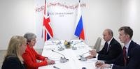 May e Putin debateram tensões bilaterais à margem do G20