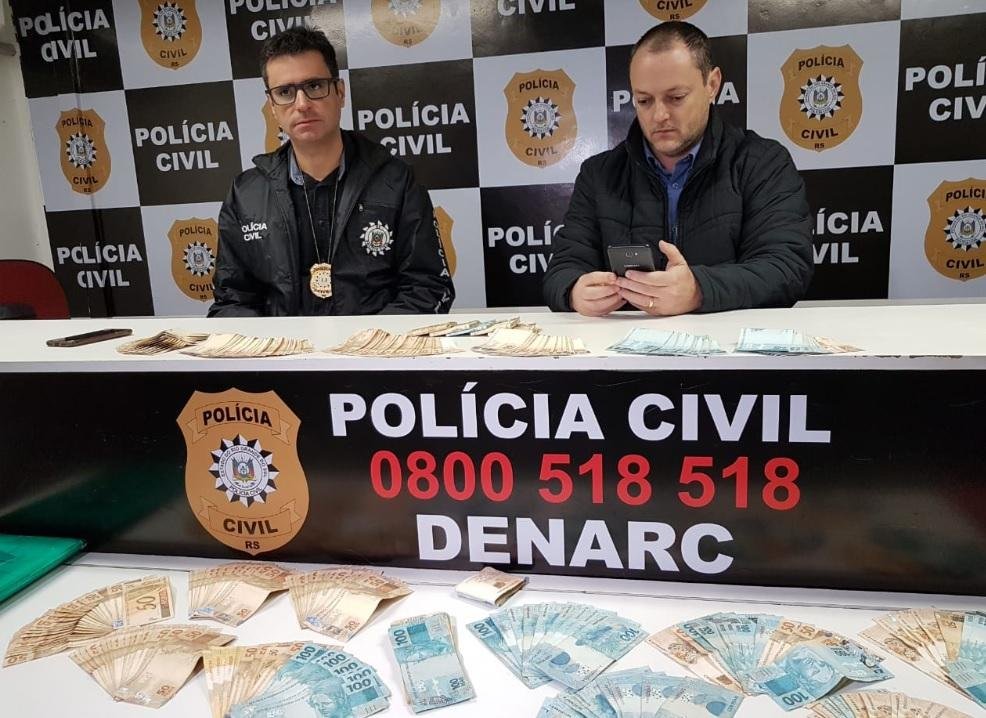 Apreens&atilde;o de R$ 30 mil foi feita durante opera&ccedil;&atilde;o no Vale dos Sinos