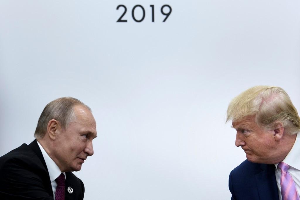 Putin e Trump, se encontraram durante reuni&atilde;o do G20, em Osaka