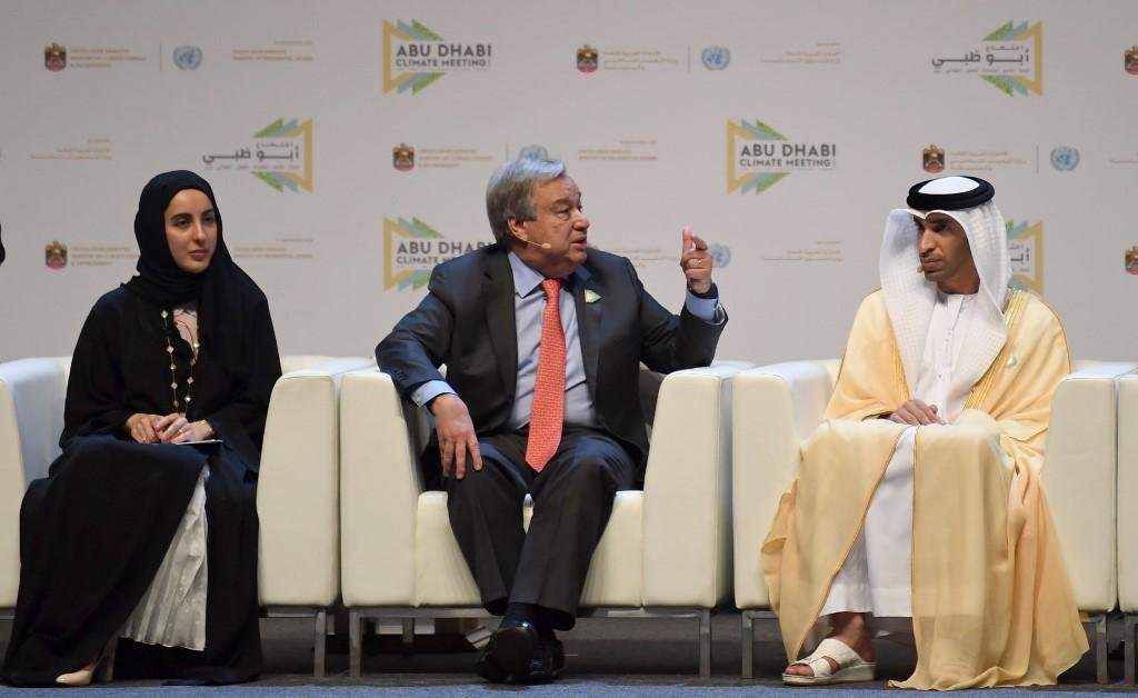 Afirma&ccedil;&atilde;o foi feita por Guterres durante reuni&atilde;o sobre clima, em Abu Dhabi