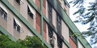 Chamas atingiram apartamento de Paulo D'Ávila, de 70 anos, no bairro Petrópolis