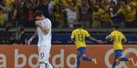 Equipe de Messi foi derrotada pela Seleção Brasileira no Mineirão