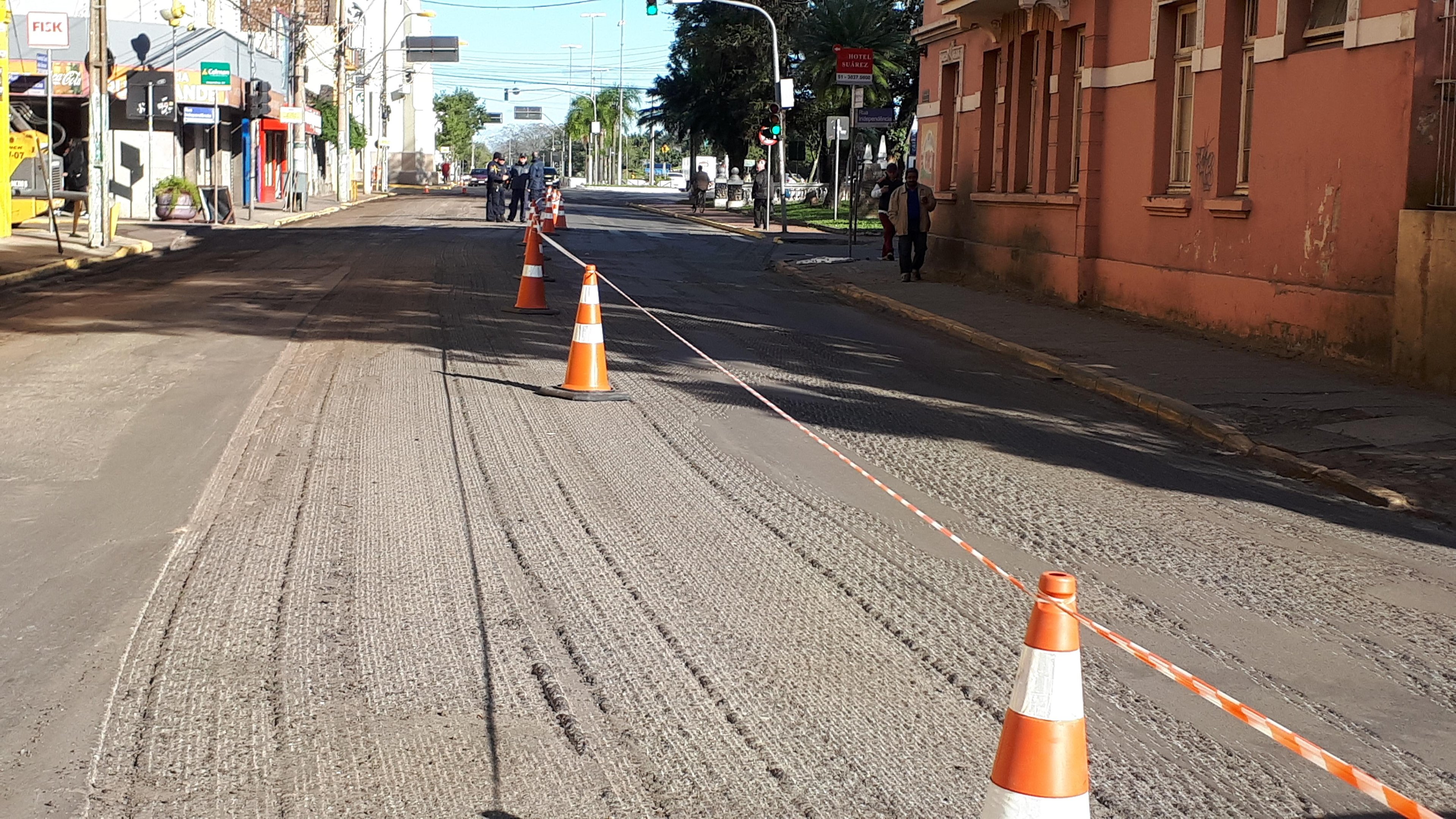 Obras devem continuar no final de semana