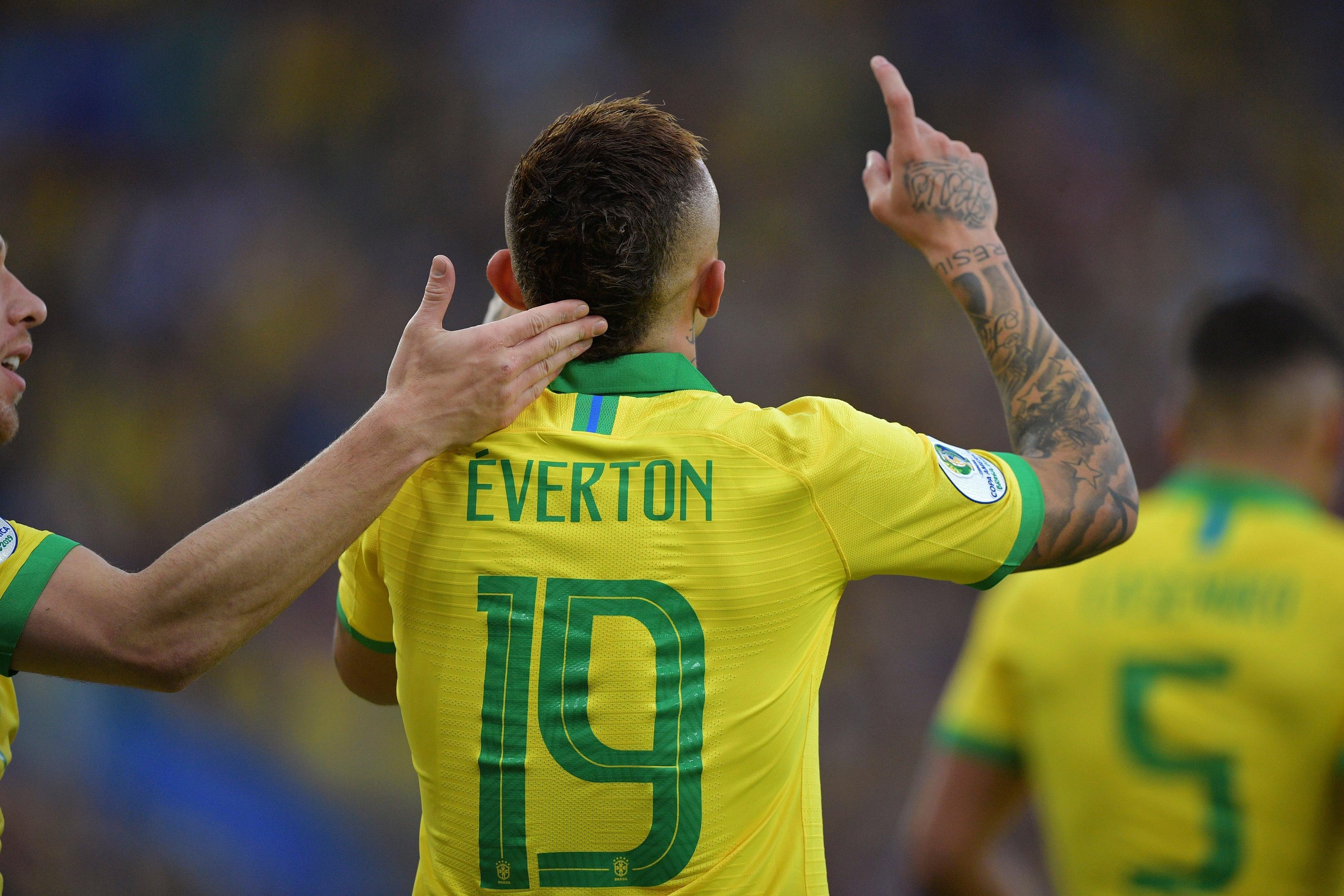 Everton foi um dos destaques do Brasil na Copa Am&eacute;rica
