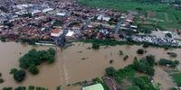 Rompimento de barragem em povoado causou transbordo do Rio dos Peixes