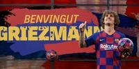 Griezmann foi apresentado no Barcelona