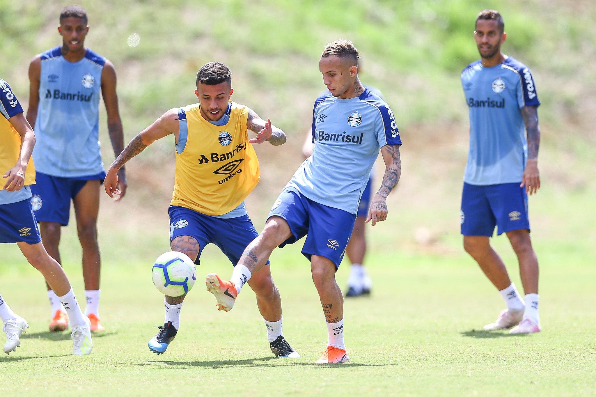 Gr&ecirc;mio realizou &uacute;ltimo treino em Salvador na tarde desta ter&ccedil;a-feira