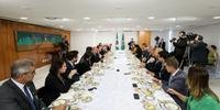 Presidente Jair Bolsonaro encontrou jornalistas estrangeiros em um café da manhã