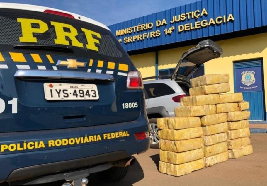 Mais de 300 quilos de maconha foram apreendidos em Sarandi