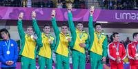 Equipe brasileira de ginástica artística faturou a medalha de ouro