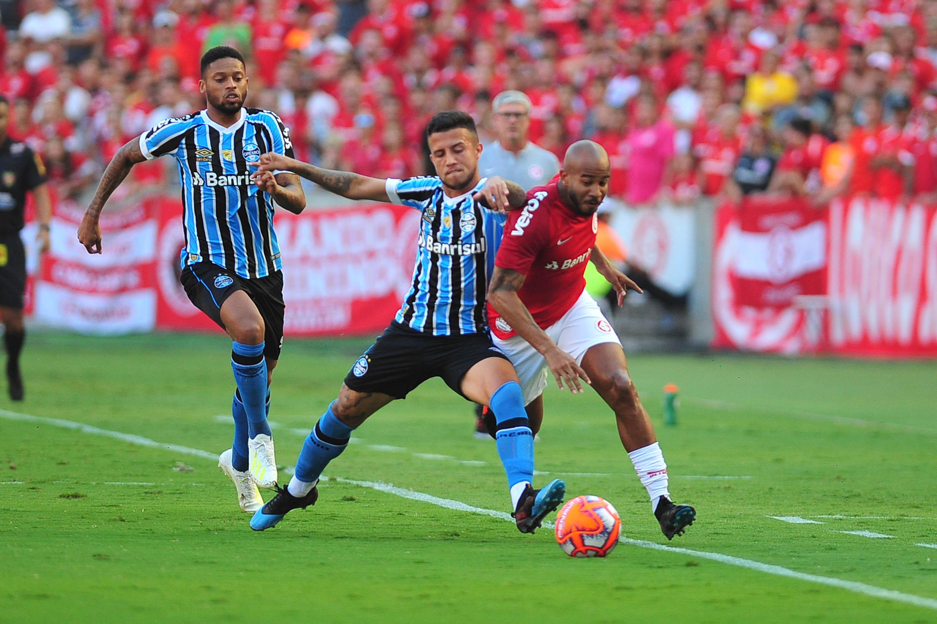 &Uacute;ltimo jogo do Gr&ecirc;mio &agrave;s 16h de domingo foi no primeiro Gre-Nal da decis&atilde;o do Gauch&atilde;o h&aacute; 104 dias