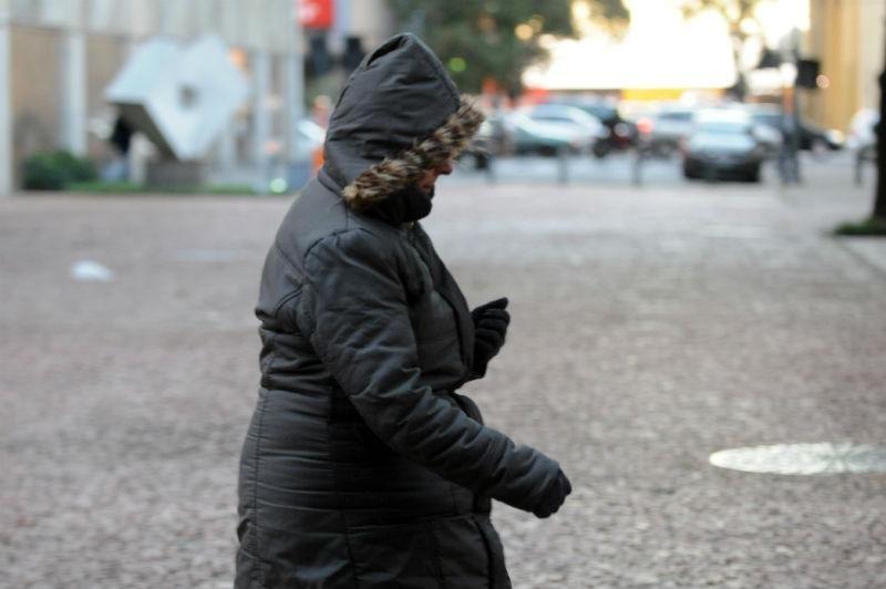 Frio voltou a se intensificar nesta segunda-feira