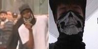 Sequestrador e atirador usavam máscaras de caveira