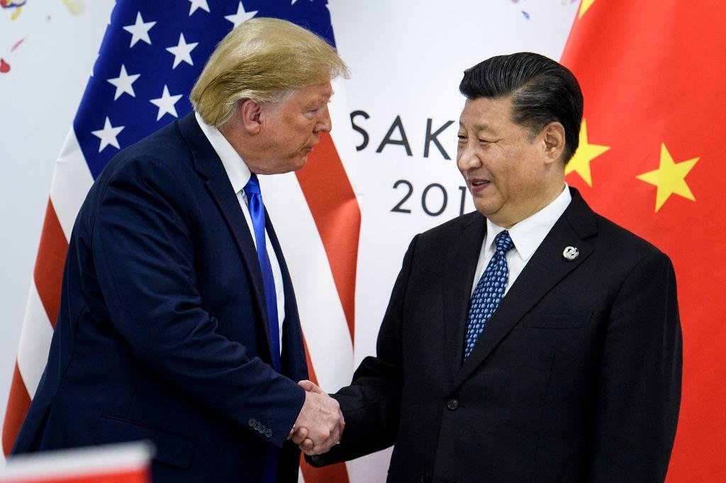 Presidentes em encontro do G20 em Osaka, Jap&atilde;o