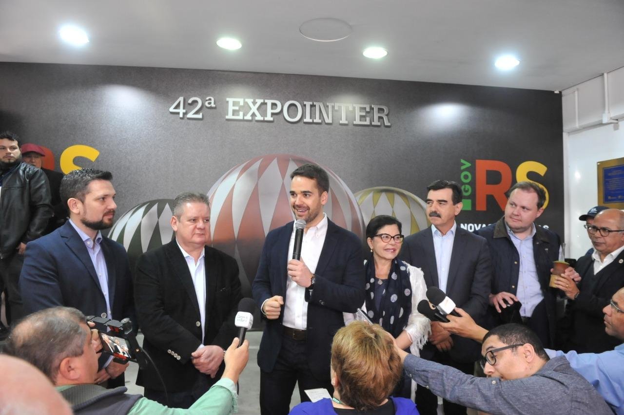 Governador participou da inaugura&ccedil;&atilde;o da Central de Imprensa na Expointer