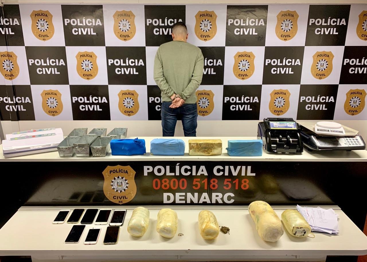 Homem foi preso em laborat&oacute;rio na zona Norte da Capital