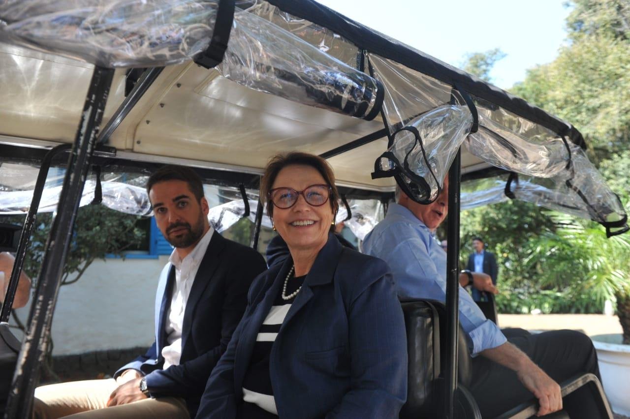 Governador Eduardo Leito acompanhou a ministra nos compromissos da manh&atilde;