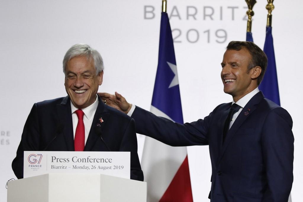 Pi&ntilde;era foi encarregado de gerir fundos ap&oacute;s encontro do G-7