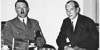 Hitler na companhia de Joseph Goebbels