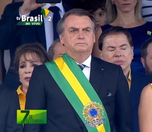 Jair Bolsonaro participa do seu primeiro Desfile de 7 de Setembro