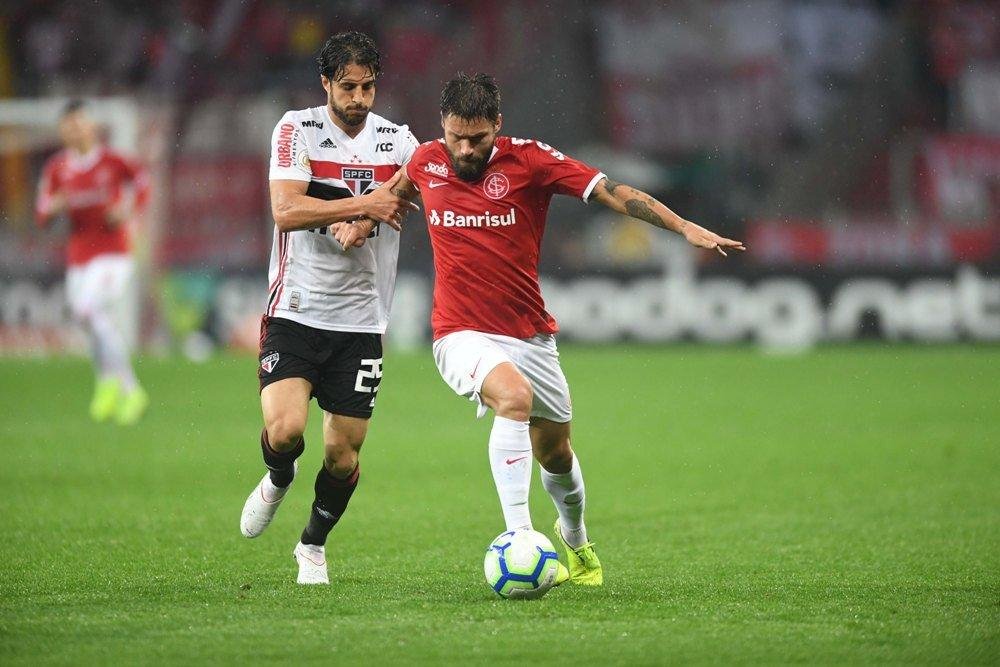 Sobis marcou de p&ecirc;nalti o gol da vit&oacute;ria do Inter sobre o S&atilde;o Paulo