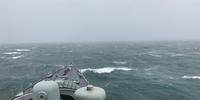 Navio da Marinha Portuguesa atravessou efeitos do furacão em alto mar