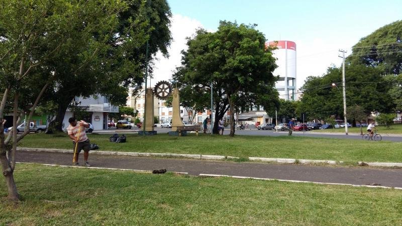 Equipes j&aacute; preparam o Parc&atilde;o para o evento
