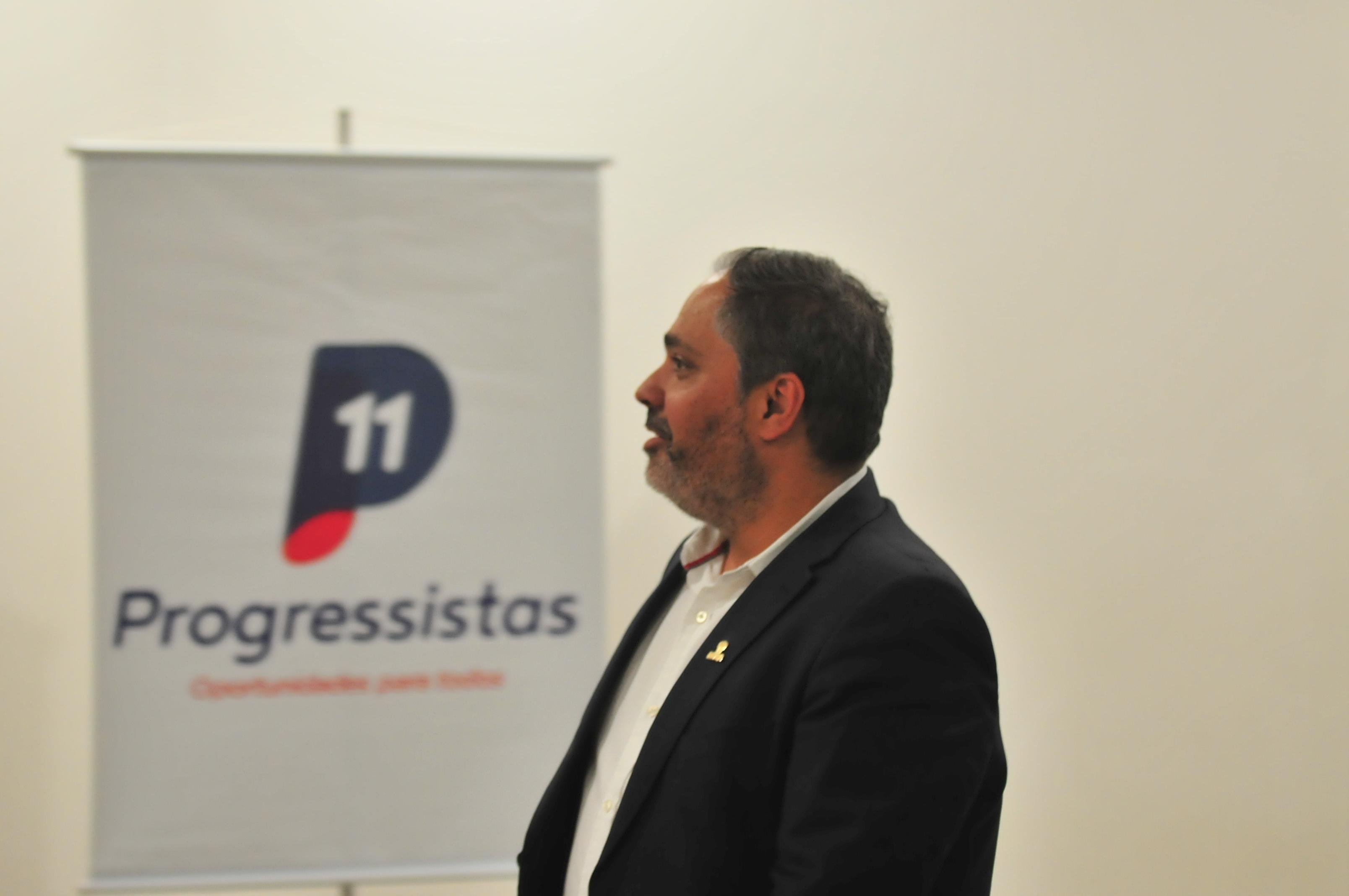 Gustavo Paim durante encontro do PP em Porto Alegre