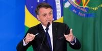 Bolsonaro confirmou a sanção diretamente do Palácio do Alvorada
